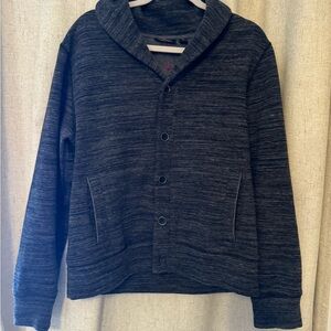Marc Anthony Charcoal Button-Up Cardigan